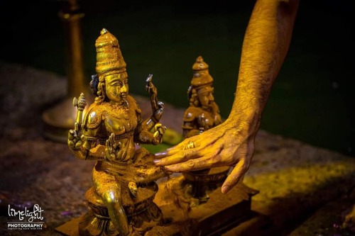 Shiva and Parvati abhishekam (holy bath), Kerala, photo by Limelight Photography