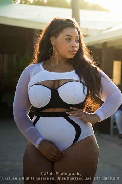 planetofthickbeautifulwomen:  Amazon Plus Size Model Candice Kelly @ The Fashion