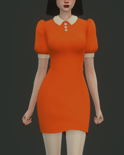 Retro Dress Alicia New Mesh Ea Mesh Edit 2 Dre Tumbex