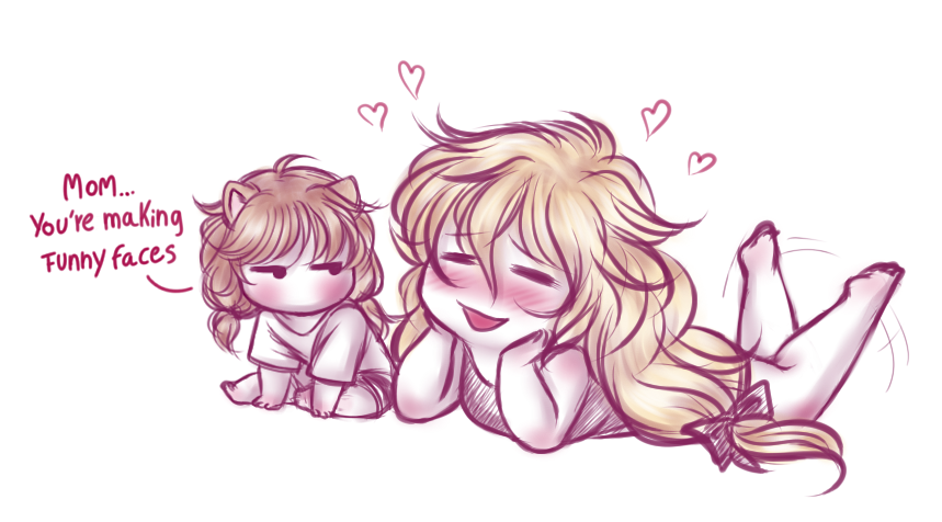 murasaki-yuri:  Aaaaaaaa so long time to no draw these…two? Well seems to be that the