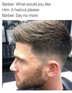 Barber-Butts:  Me 