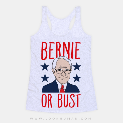 Two shirt designs of Bernie because Bernie. &mdash;Available at Lookhuman.com:Bernin’