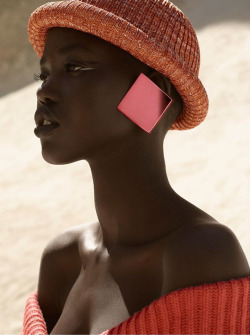 accras:  Adut Akech Bior photographed by Mert Alas.