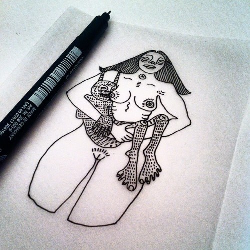 Take me with you #tattoo #design #illustration #devil #pollynor #pollynorton
