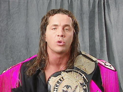 Self-indulgent Bret Hart Post 