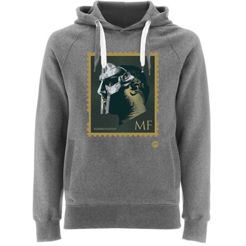 Last few remaining! 30% OFF this weekend ONLY! MF DOOM Stamp Grey Hoodie Available here… http