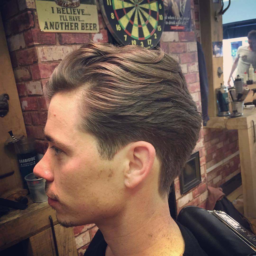 cut men's hair scissors