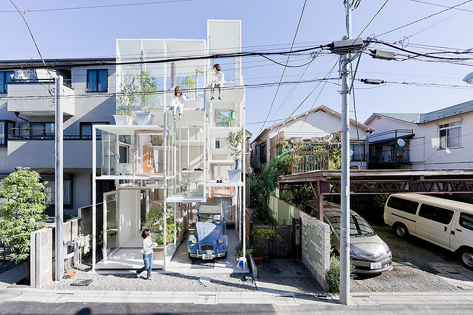 dezeen:  House NA by Sou Fujimoto Architects