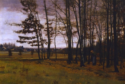 William Brymner - Border of the Forest of Fontainebleau. 1885. Oil on canvas.