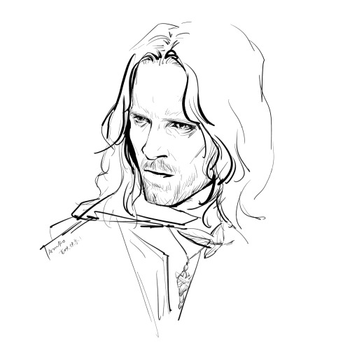 Aragorn - Viggo Mortensen • Prints for sale - link in my BIO • Contact me  if int... | Instagram