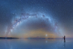itscolossal:  The Milky Way Reflected Onto