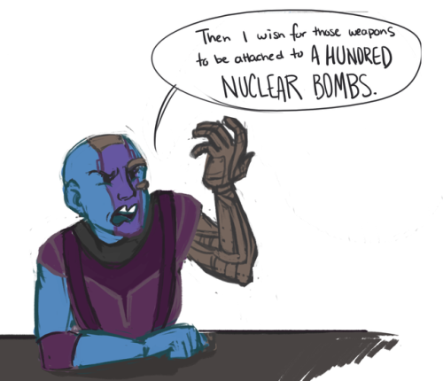 meme-intern-of-shield:littlekiwifrog:“Ugh. A soda, then.” Nebula is still working through some thing