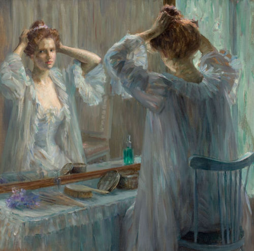 La Toilette, 1898, by Marie-Louise-Catherine Breslau. 