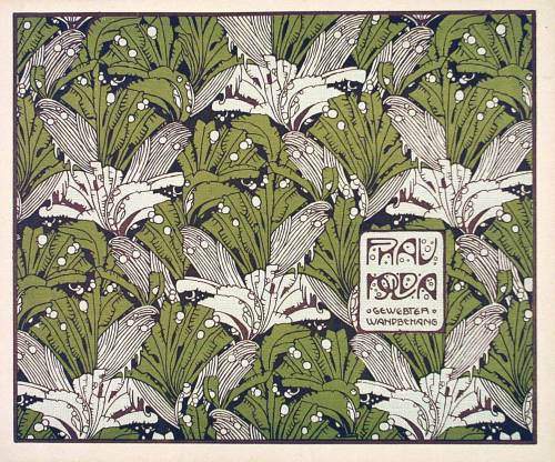 Frau Nolda design // Koloman Moser, 1901, Austria. © Victoria and Albert Museum, London