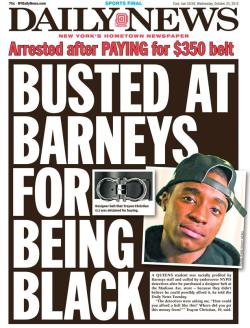 bvsedjesus:   trulyamazinq:   shay-so-crazy:   famousblackcelebs:  A black teenager is shopping for justice — claiming snooty Barneys staffers and New York City cops racially profiled him for credit card fraud after he bought a 跽 belt. Trayon Christian