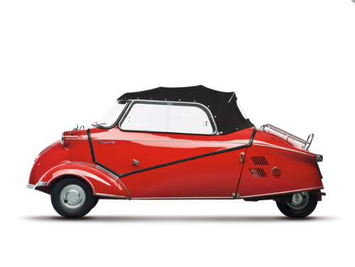 Fritz Fend &amp; Valentin Knott, Messerschmitt Kabinenroller KR200 Cabrio, 1961. Bruce Winer Microca