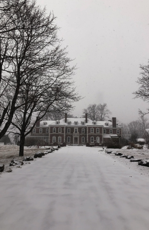 heather–moors: Went on a writing retreat this past weekend and we got snowed into the mansion 