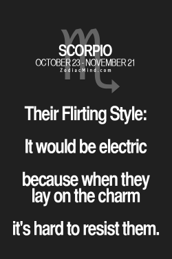 zodiacmind:  The sign’s flirting style