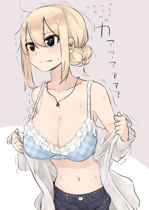urokuzu-chan:  本当に驚いた時人は何もすることができないものだ、の金髪ちゃんです。 https://t.co/ibuKB3h3UK
