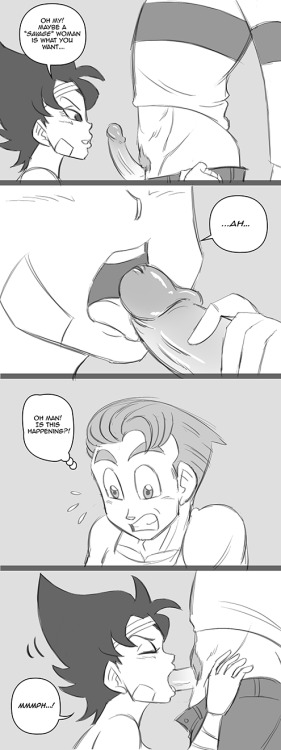   Anonymous said toÂ funsexydragonball:  can we see some more sex action with gender bent Bulma and Vegeta please?  Why, of course! You didn’t think that last comic was the end of it did you? :D  Part 1 