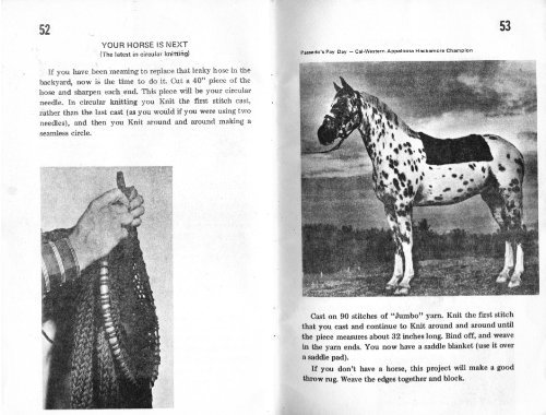 putthison:  The Manly Art of KnittingScans from The Manly Art of Knitting – a short, 64-page book originally published in 1972 by David Fougner in an attempt to get more men to pick up knitting needles. In addition to giving basic step-by-step guides,