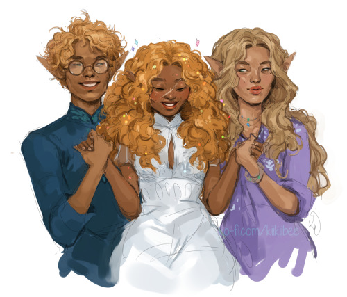 kiikiibee: I’m a day late but this is my paladin, Leuce, and her mom when she was just a wee b