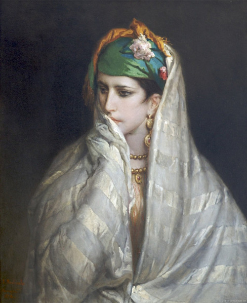 Young Woman from Tangier, 1874 by Jean-François Portaels (Belgian, 1818–1895)