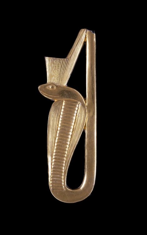 Furniture ornament in the form of a cobra (gold)The cobra was a much feared and respected creature i