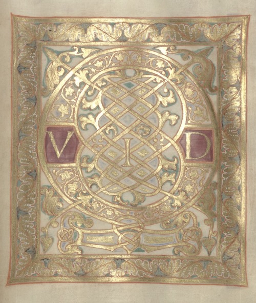 Psalterium Caroli Calvi. (842-849).Psautier de Charles le Chauve.