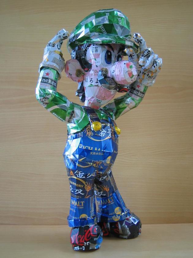 mymodernmet:  Japanese artist Makaon transforms discarded aluminum cans into delightful