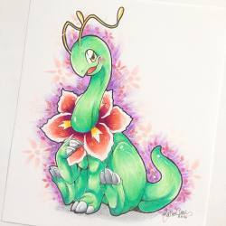 kathechanthecat:  So green~ xD #meganium