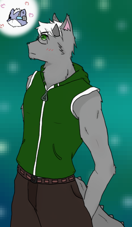  Hey there, I drew your fursona, sorry I was bored, I’m pretty sure I made mistakes though, so I apologize for that. But I hope you like it nonetheless.  Like it? I love it!! you got the clothing right and almost everything in tact and with Wolf