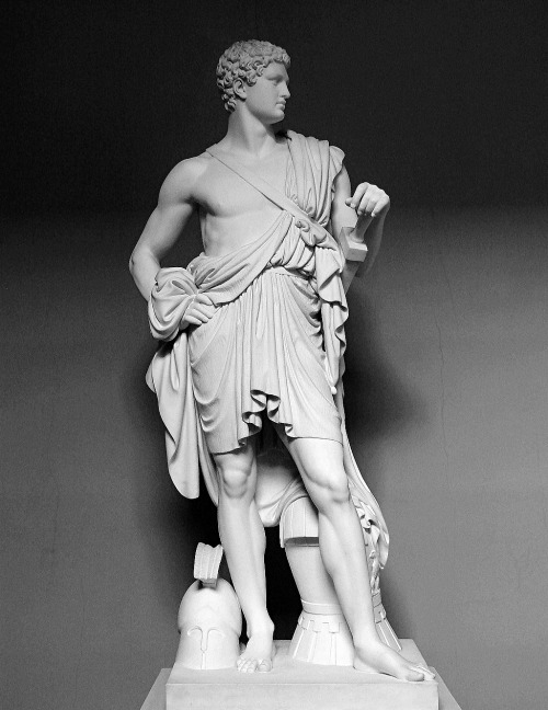 ganymedesrocks:  hadrian6:   Model for the Funerary Monument to Wlodzimierz Potocki.Bertel Thorvaldsen. Danish 1770-1844. plaster.collage Hadrian6.http://hadrian6.tumblr.com  Bertel Thorvaldsen, Wlodzimierz Potocki, 1886-88, Detail, Executed by Vilhelm