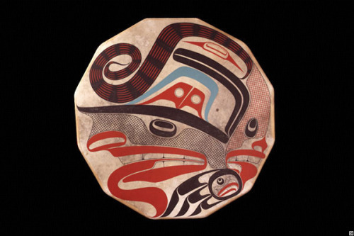 Robert Davidon (series of drums from 1990 - present)A Northwest Cost Native of Haida and Tlingit des