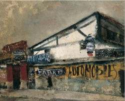 Yuzo Saeki (Osaka 1898 - Paris 1928), Garage, 1927-28, Oil On Canvas; Bridgestone