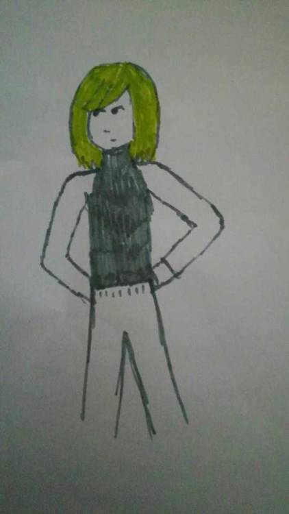 windfighter:Green-haired Emil! Because there was a lack of yellow pencils in the hospital. He’