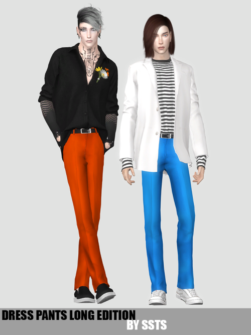 strangestorytellersims: DRESS PANTS LONG EDITION by SSTS Teen to ElderPantsEveryday, Formal, Party, 