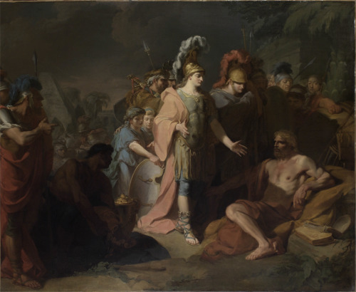Alexander and Diogenes by Jean-Baptiste Regnault1776oil on canvasEcole des Beaux-Arts, Paris