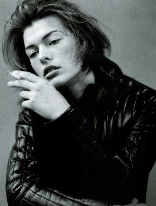 midnight-charm:  Milla Jovovich by  Steven Meisel for Vogue Italia November 1995