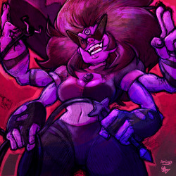 ansyp:  Colored version of a Sugilite sketch i did this week.I really liked the ‘’messy’’ result that came out.by: Ansyp