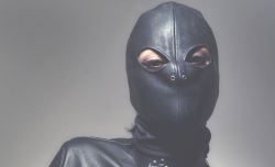 A Nice And Tight Leather Hood!  Bondage And Fetish Images @  Art Of Bondage