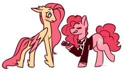 maxieforest: pinkie in a tux seducing a flustered