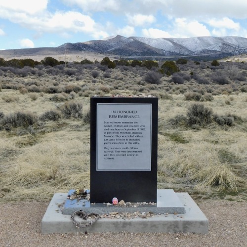 Mountain (Mormon) Meadows Massacre Site, Washington County, Utah, 2020.Once commonly called the “Mor