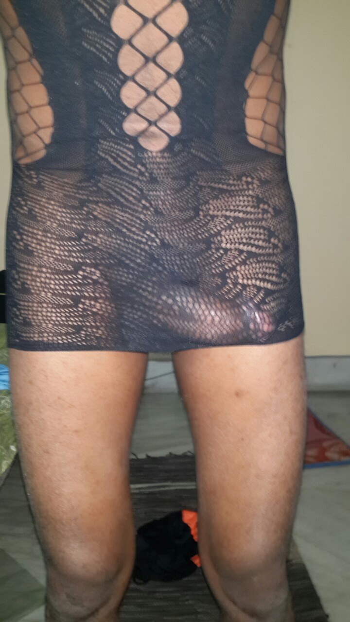 cumnowwithme:  preteentwink:  Got a new fishnet dress. I was so X-cited to show ….