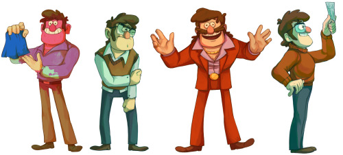shnikkles:  Introducing, The Evolution of Stans! Been working on this off and on in my free time because I liked the idea of a timeline showing off the many different states of the original mystery twins’ relationship overtime. I’m planning on making