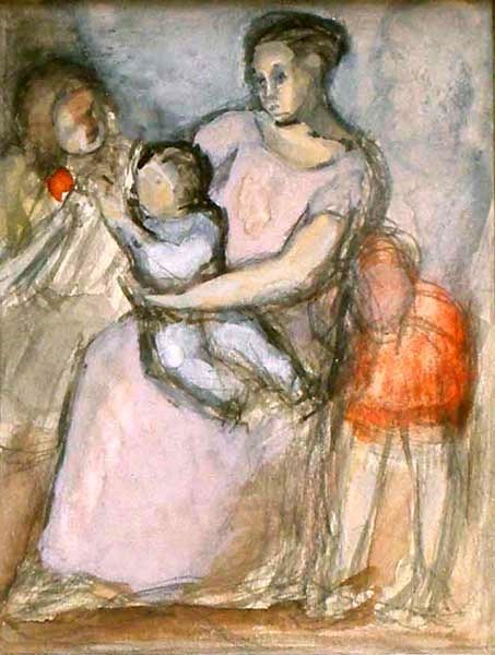 Maternity, by Simka Simkhovitch (1893 – 1949)