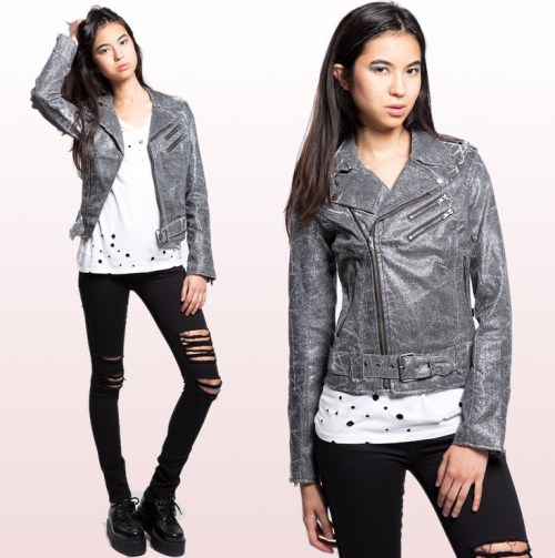 We love metallics because we love to SHINE… And Check out the jeans + shorts to match! Shop T