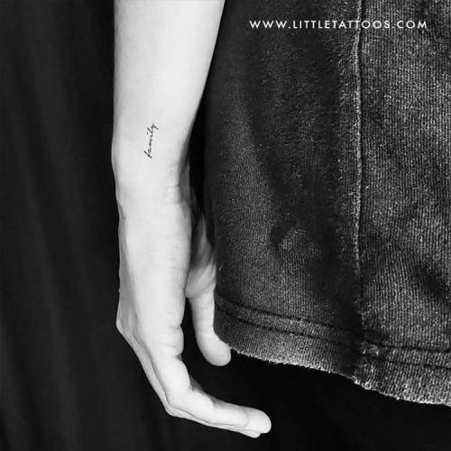 Minimalist ‘family’ temporary tattoo, get it here ► https://bit.ly/2R7qBfG