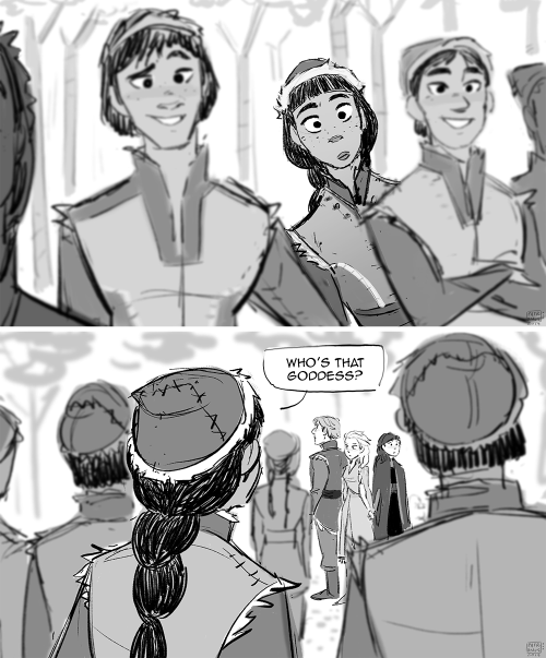 patronustrip:  It’s a family thing Wait, what do you mean this never happened? Anyway, I’m glad Kristoff has a boyfriend now. Enjoy,patronustrip 