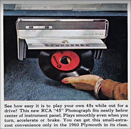 RCA Car Phonograph, 1960 Plymouthalden jewell